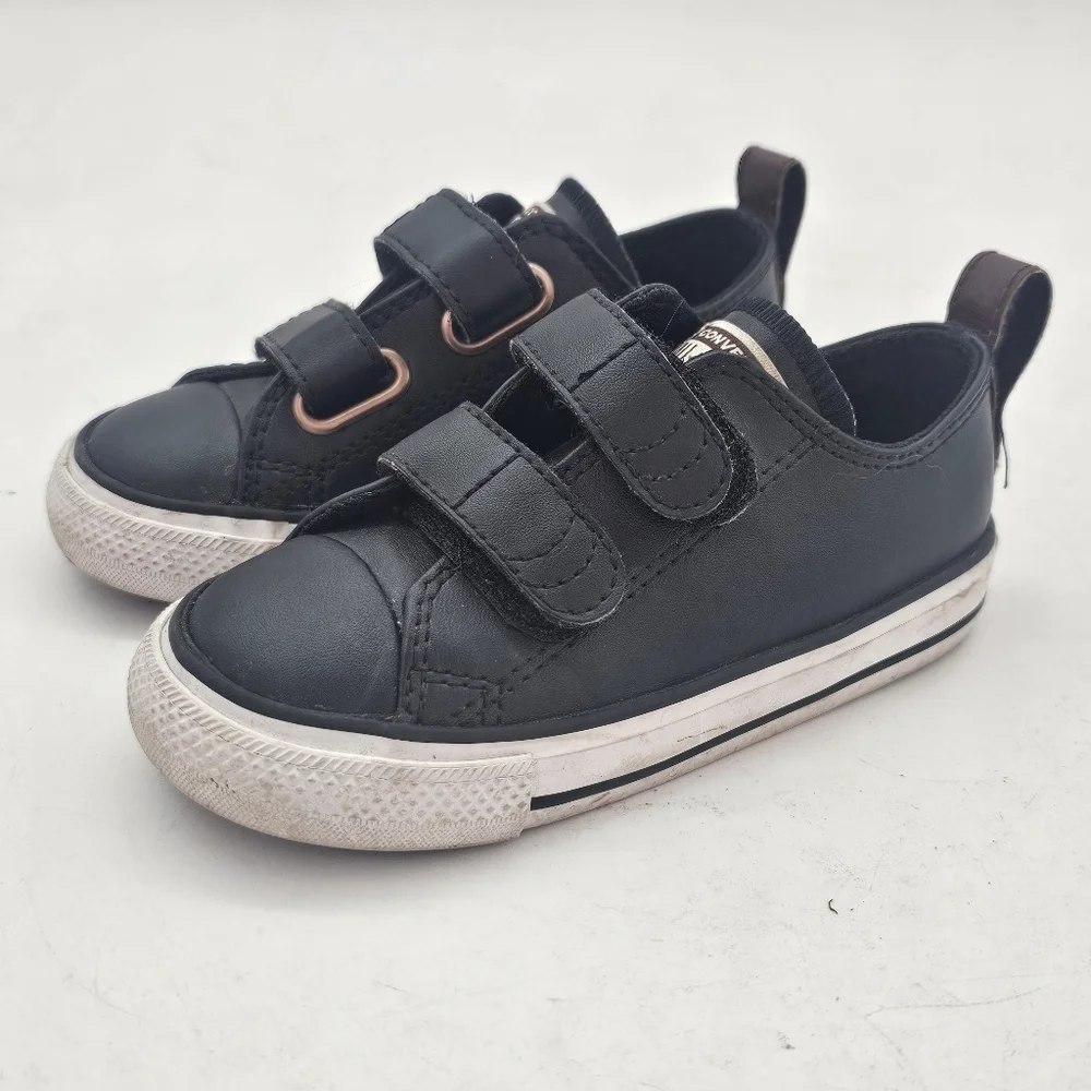 Converse Chuck Taylor All Star 2V Toddlers Sneakers Black Infant Size 7